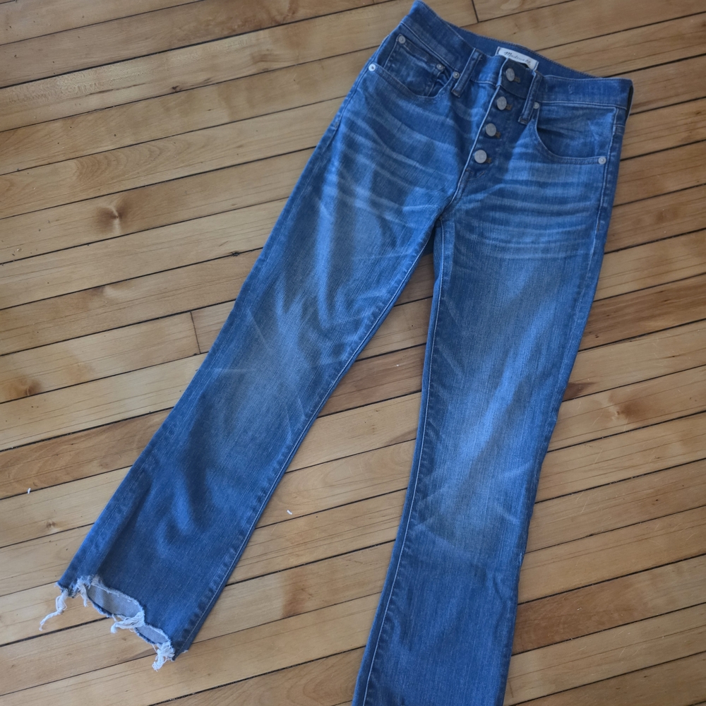 Madewell Blue Flare Jeans